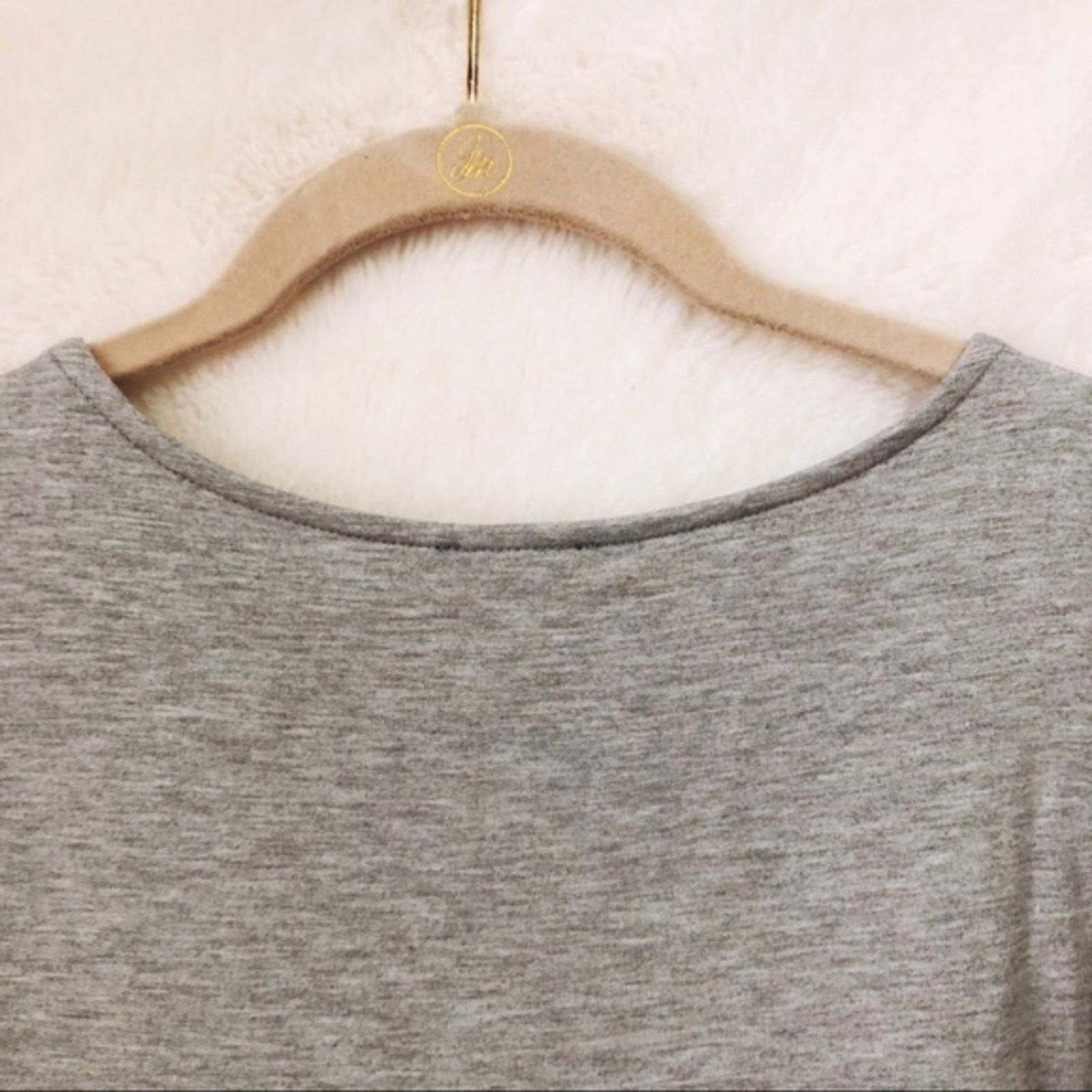 Ann Taylor Ann Taylor Long Sleeve Gray Scrunched Sleeve Top Size XS / US 0-2 / IT 36-38 - 4 Thumbnail