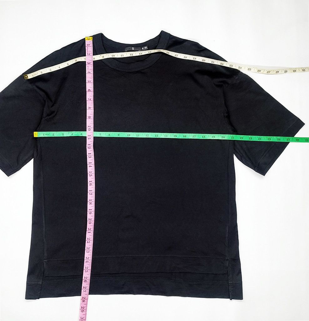 Jil Sander × Uniqlo UNIQLO x JIL SANDER oversized plain black t shirt Size US M / EU 48-50 / 2 - 4 Thumbnail