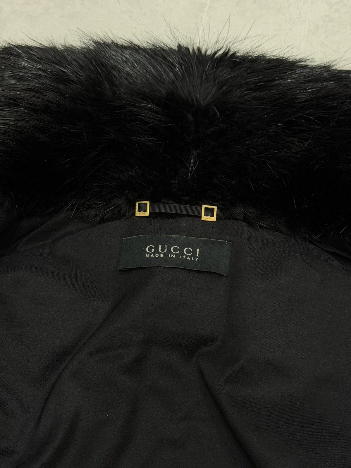 Gucci GUCCI Tom Ford FW2003 Beaver Fur Leather Jacket 2003 Buckles Size S / US 4 / IT 40 - 19 Thumbnail