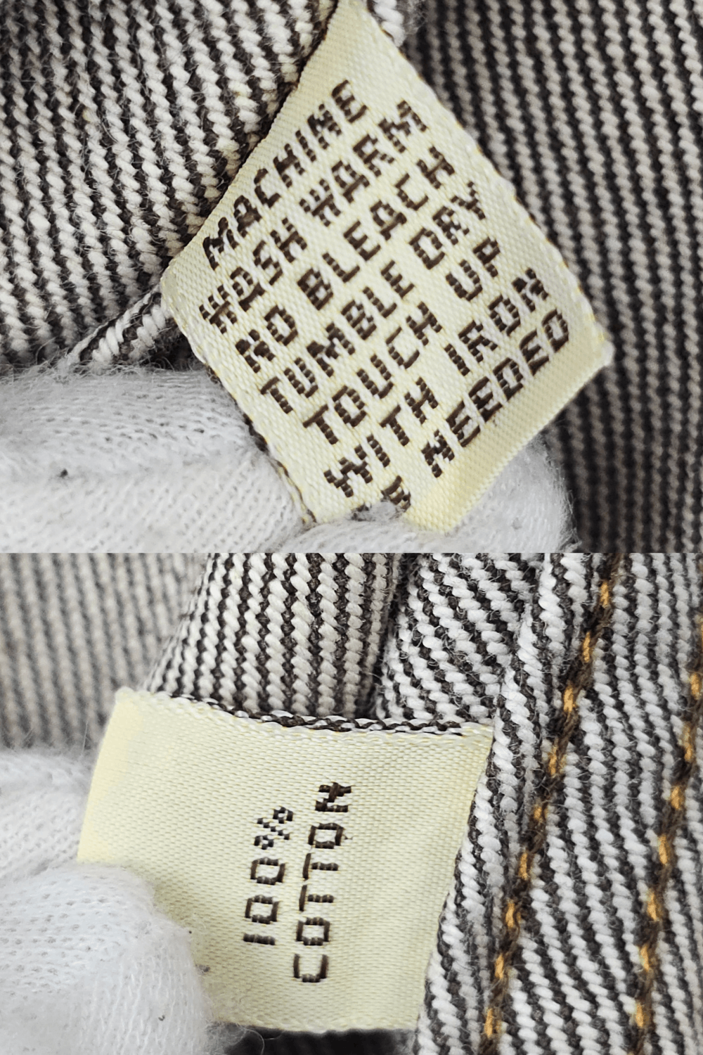 Polo Ralph Lauren 1987 RL “Polo Western” Pleated Trucker – Sulfur Brown Denim Size US L / EU 52-54 / 3 - 20 Thumbnail