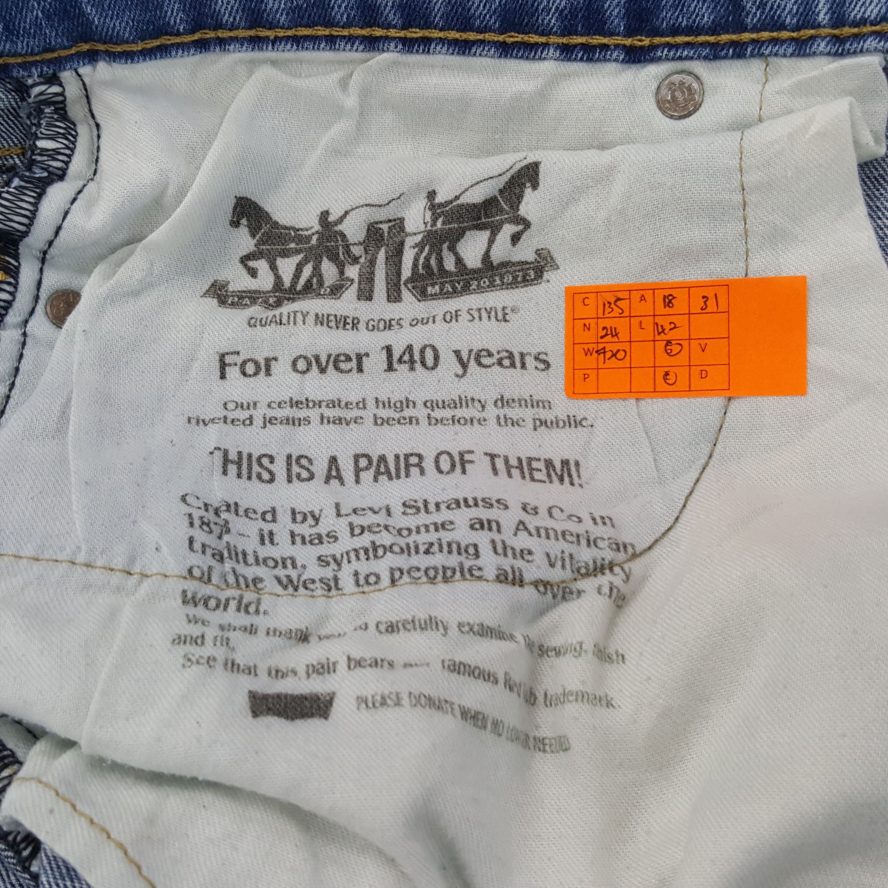 Levi's × Vintage Vintage Levi's Distressed Style Jeans Size US 36 / EU 52 - 11 Thumbnail