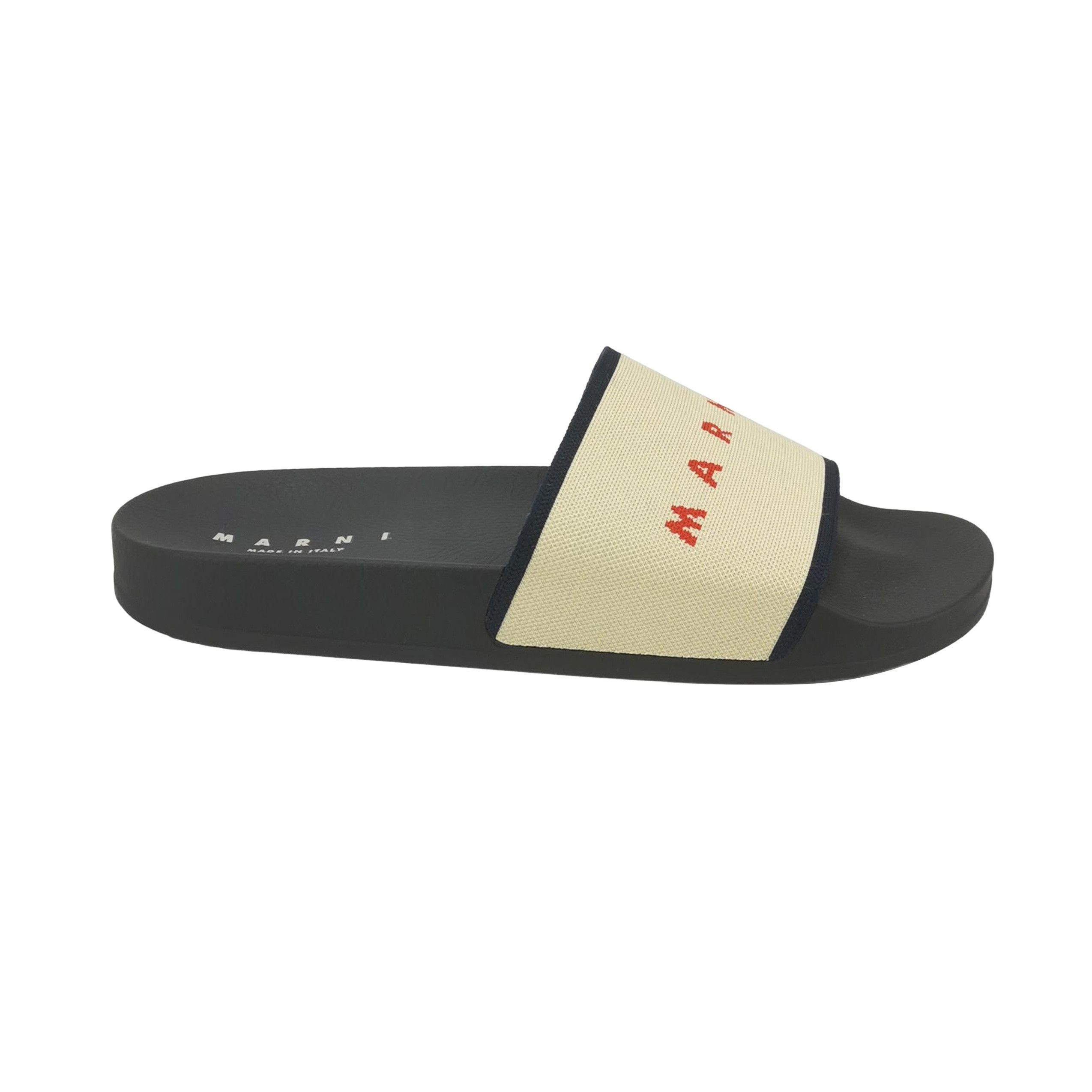 Marni Marni Logo Print Slides EU 41 Size US 8 / EU 41 - 1 Thumbnail