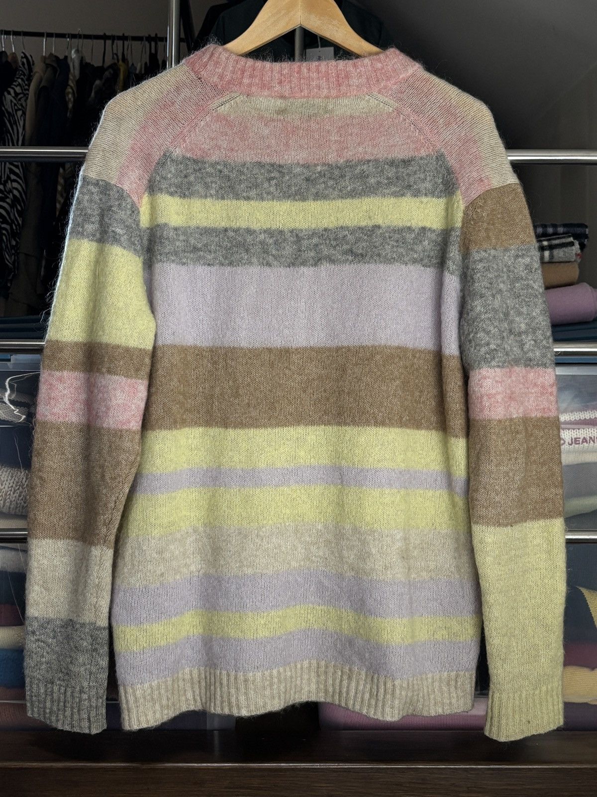Acne Studios Acne Studios Mohair Striped Vintage Rainbow Sweater Size US XS / EU 42 / 0 - 5 Thumbnail