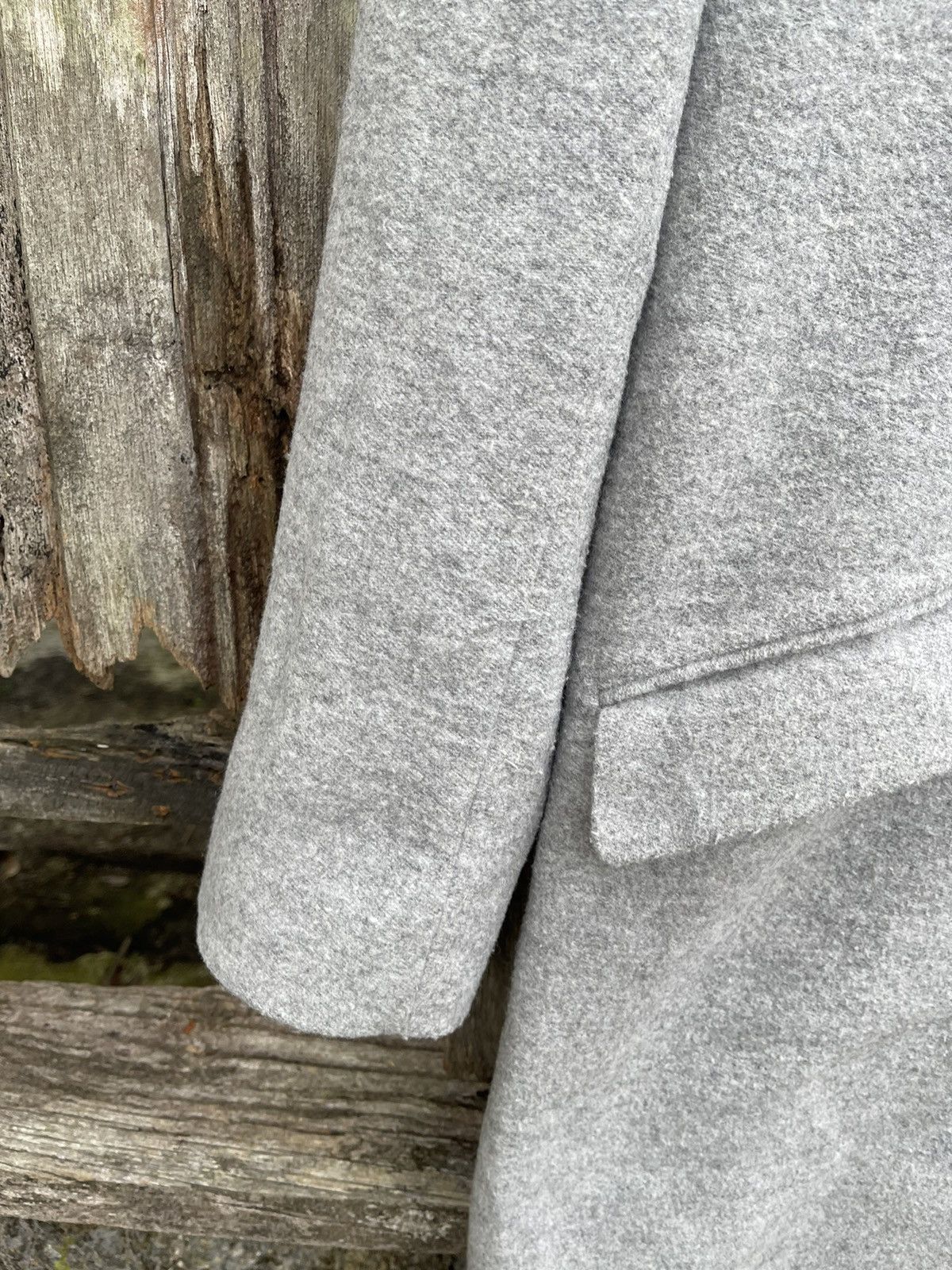 Global Work Global Work Grey Wool Blend Overcoat Classic Fit – Size M Size M / US 6-8 / IT 42-44 - 5 Thumbnail