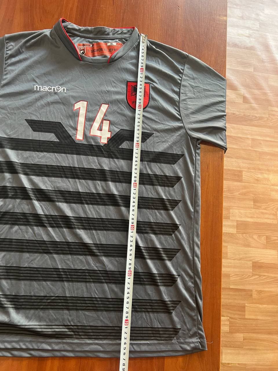 Macron 2016/17 ALBANIA TEAM #14 XHAKA THIRD SOCCER JERSEY SHIRT XL Size US XL / EU 56 / 4 - 9 Thumbnail