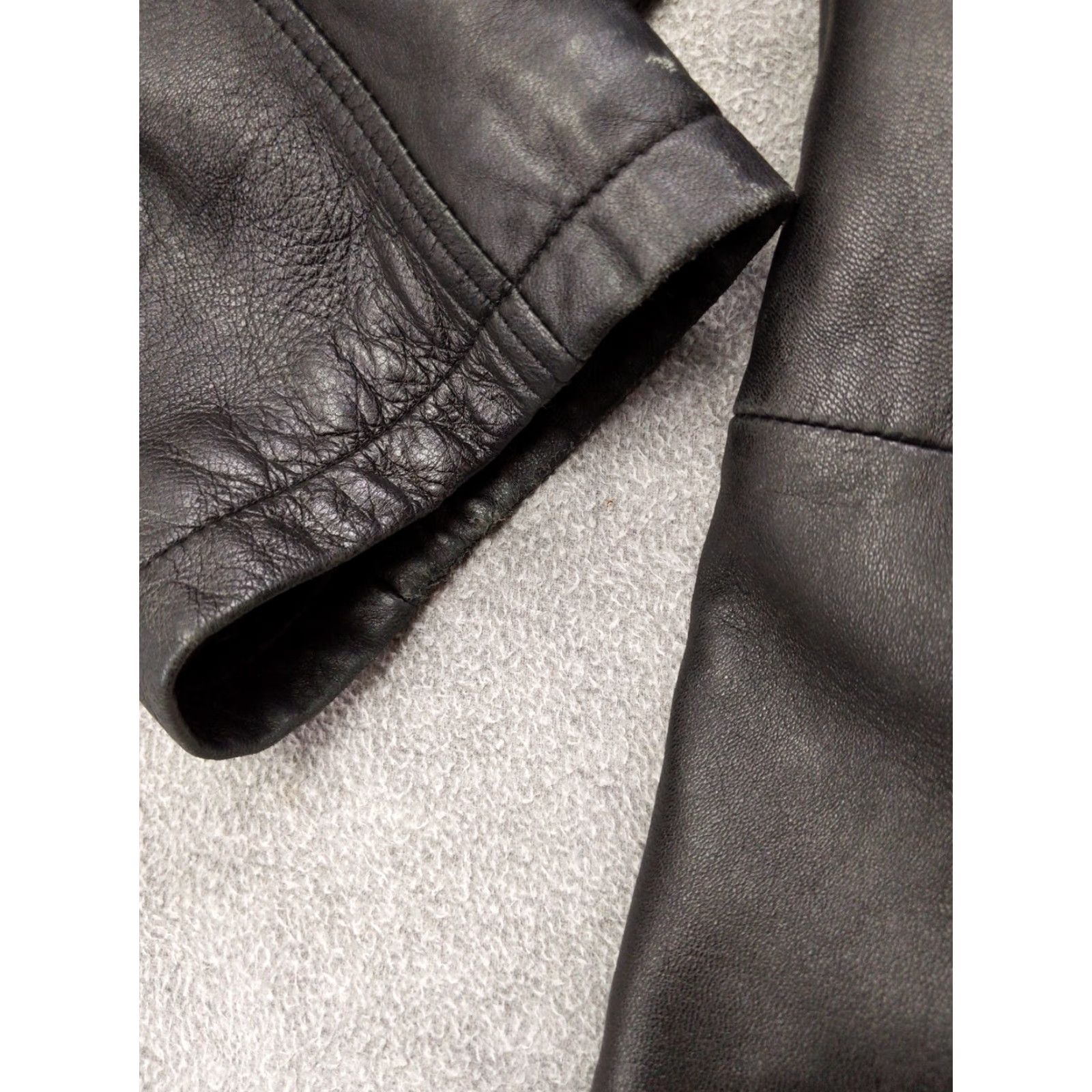 Vintage VINTAGE Relativity Jacket Mens XL Genuine Leather Full Zip Quilted Lined Coat Size US XL / EU 56 / 4 - 4 Thumbnail