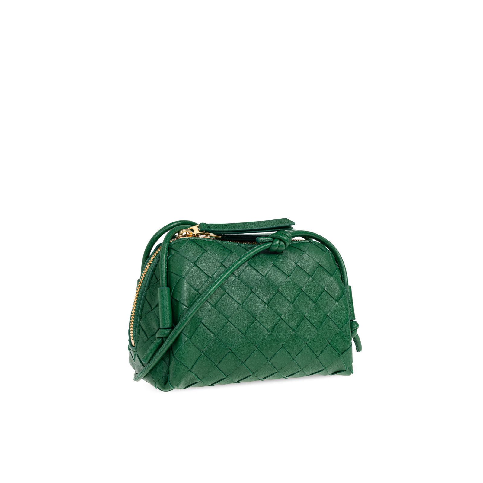 Bottega Veneta BOTTEGA VENETA Concert $2400 Jungle Intrecciato Leather Pouc Size ONE SIZE - 3 Thumbnail