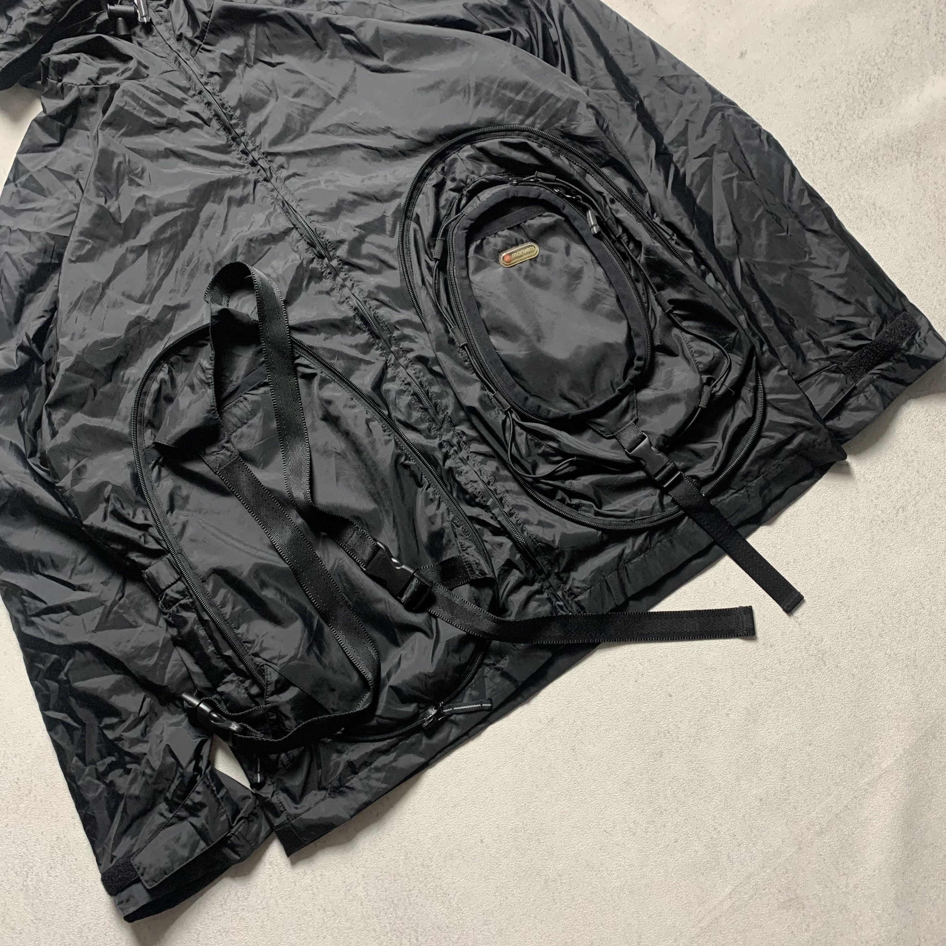 Japanese Brand Maruem Packable Jacket - Japanese Techwear Nylon Shell Size US L / EU 52-54 / 3 - 3 Thumbnail