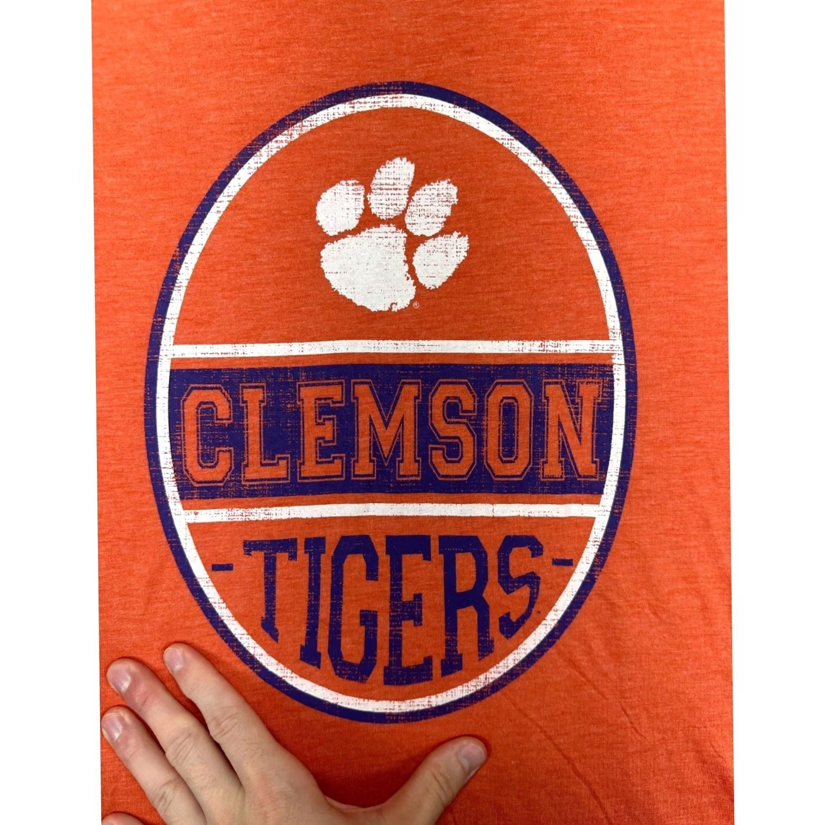 Vintage VINTAGE Clemson Tigers Colosseum T-Shirt Men Medium Orange Crewneck Tee Short Sleeve Size US M / EU 48-50 / 2 - 6 Thumbnail