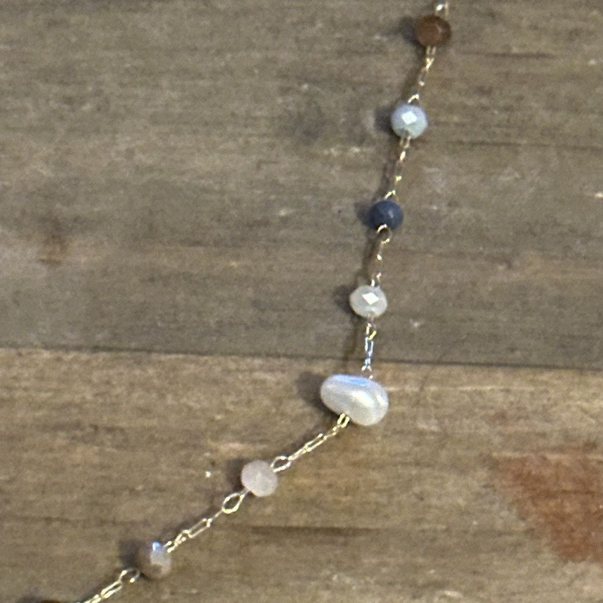 Other Frenzy dainty multicolor stationed bead and pearl necklace Size ONE SIZE - 3 Thumbnail