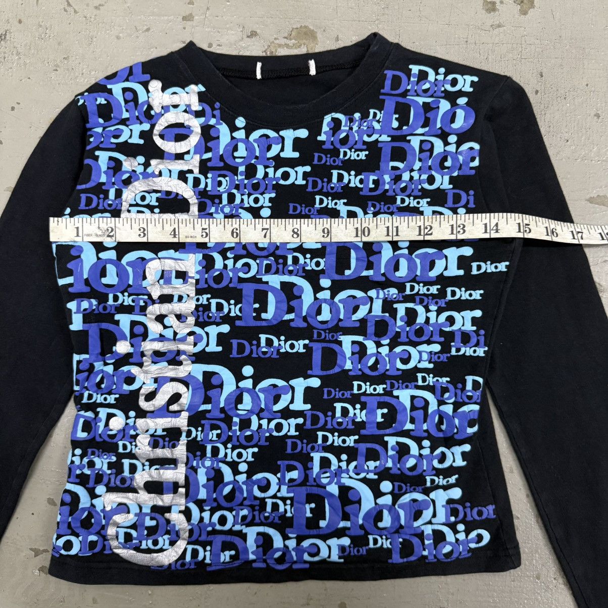 Dior Vintage Dior Multiple Spellout Long sleeve Tee Size XS / US 0-2 / IT 36-38 - 6 Thumbnail