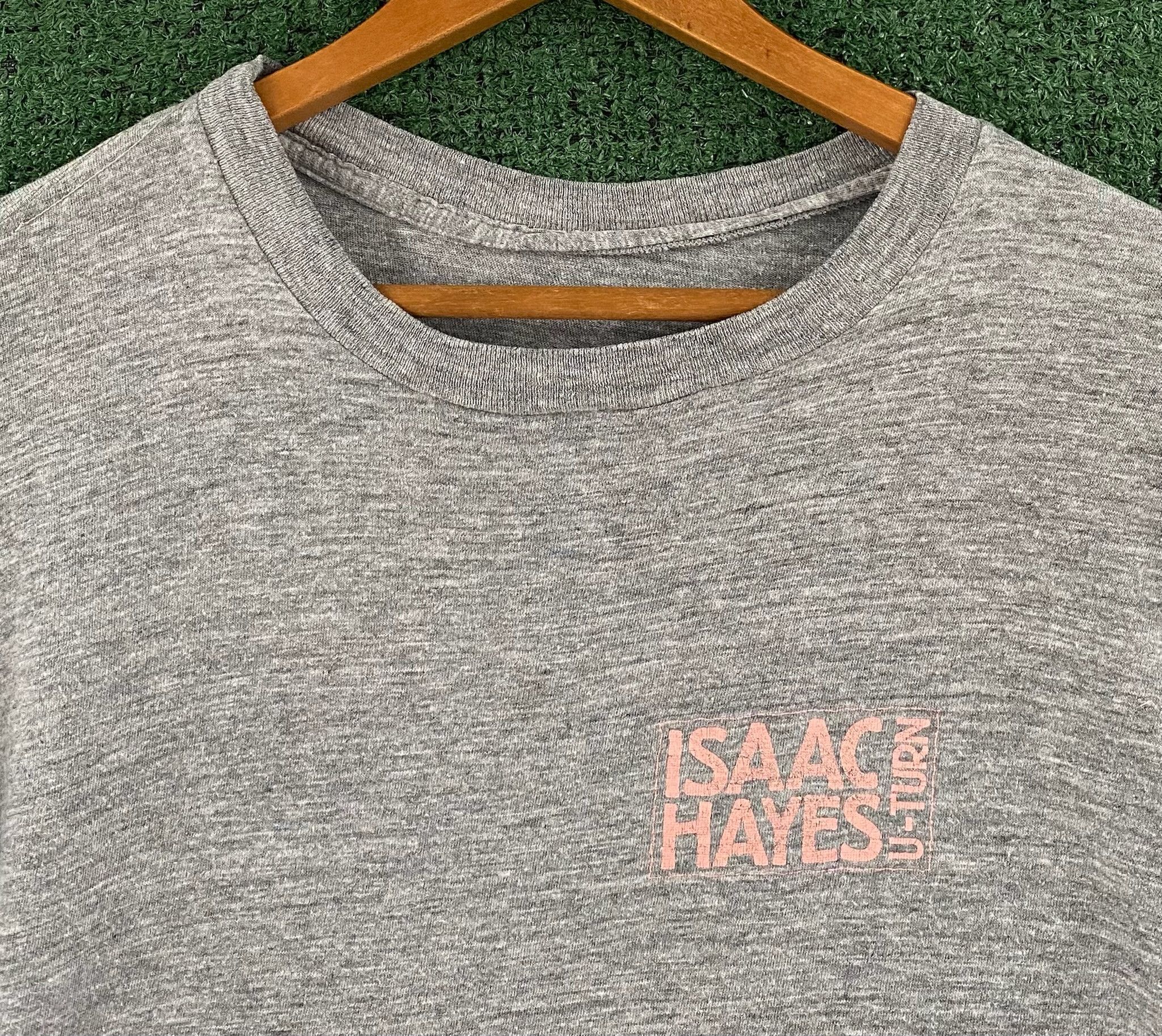 Vintage 1986 Isaac Hayes U Turn Album Single Stitch T-Shirt Medium Size M / US 6-8 / IT 42-44 - 5 Thumbnail