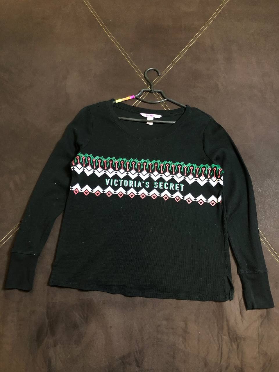 Victoria's Secret Victorias Secret Waffle Knit Thermal Long Sleeve Light Size M / US 6-8 / IT 42-44 - 1 Thumbnail