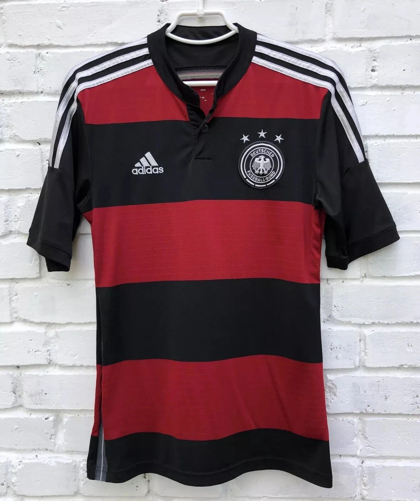 Adidas GERMANY NATIONAL TEAM 2014 2015 AWAY FOOTBALL JERSEY SOCCER Size US S / EU 44-46 / 1 - 1 Thumbnail