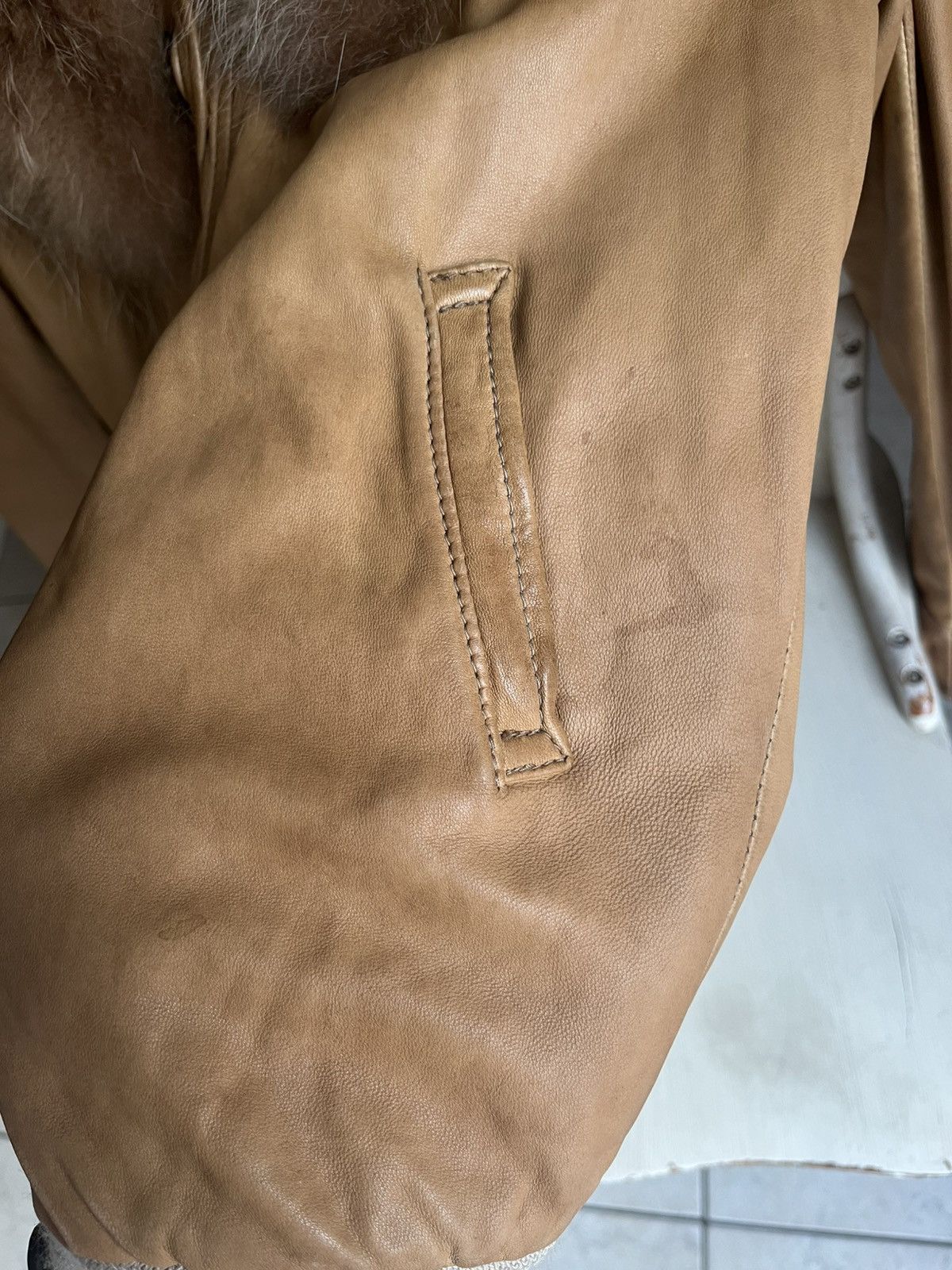 Giorgio Brato Vintage Giorgio Brato Leather Jacket(Read Description) Size S / US 4 / IT 40 - 5 Thumbnail