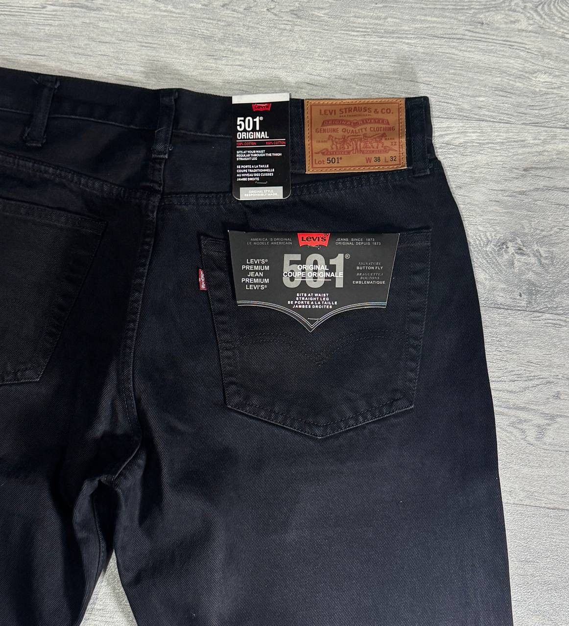Levi's Levi’s 501 Jeans in Black W38 L32 Size US 38 / EU 54 - 5 Thumbnail