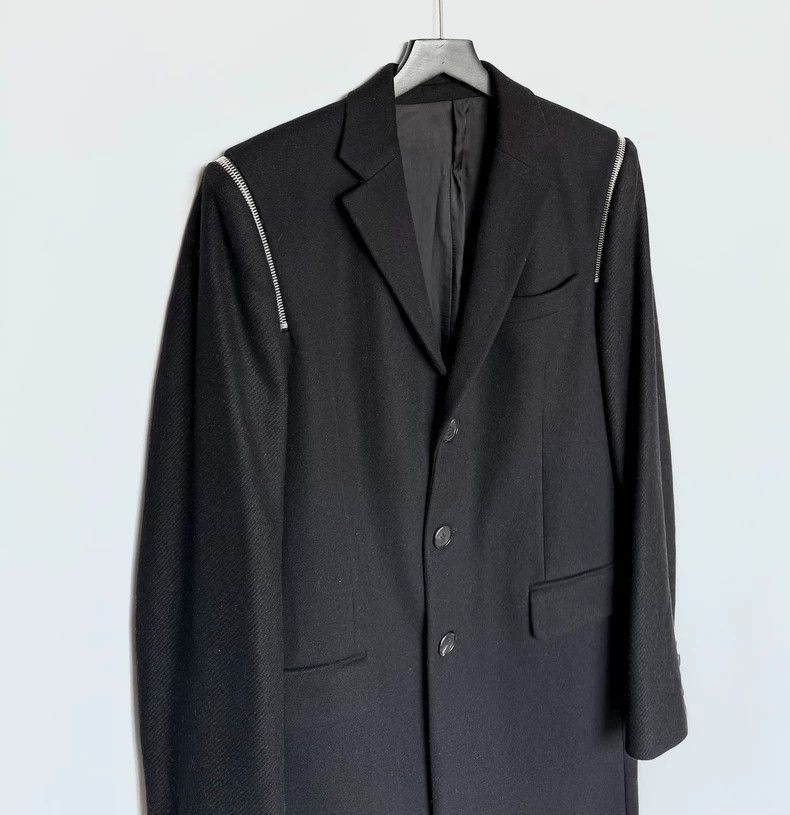 Givenchy Givenchy Givenchy Black Wool Blend Overcoat -2507 Size US L / EU 52-54 / 3 - 4 Thumbnail