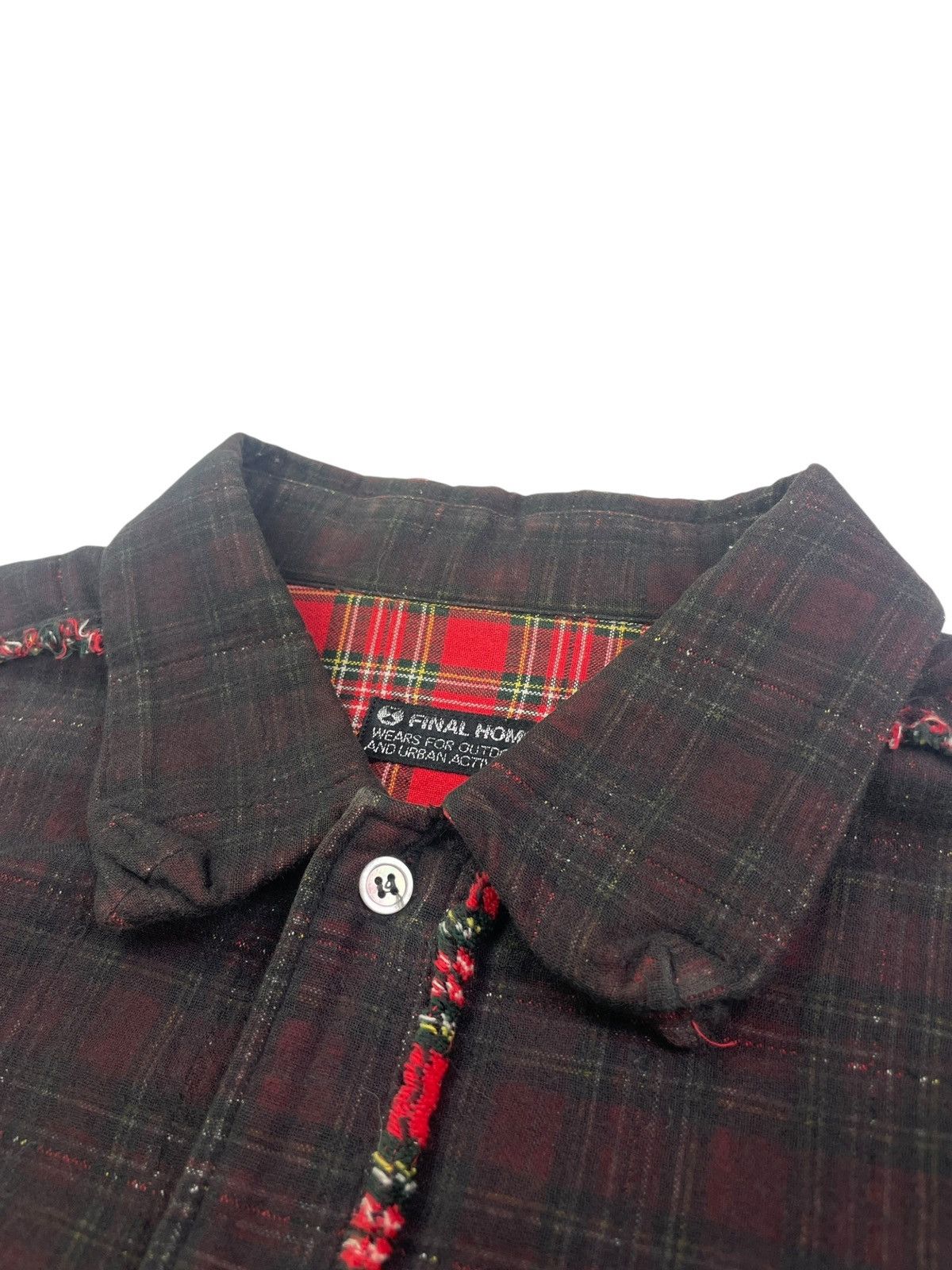 Final Home Double Layered Plaid Flannel Button Up Shirt Size US M / EU 48-50 / 2 - 7 Thumbnail