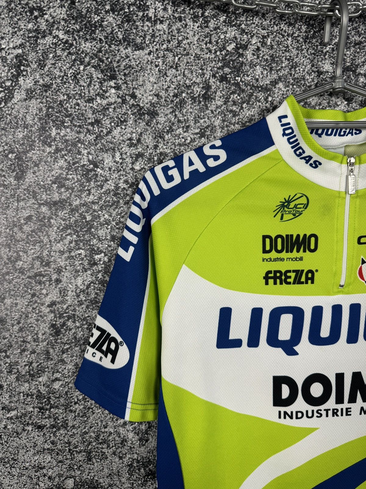 Other Nalini 1/4 Zip Cycling Jersey Liquigas Bike Shirt Size 5 Size US L / EU 52-54 / 3 - 4 Thumbnail