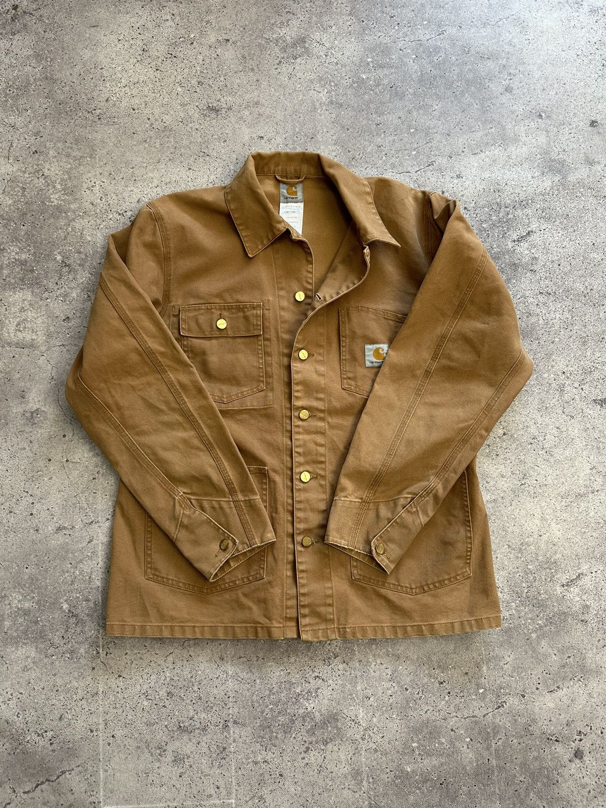 Carhartt Vintage Carhartt OG Chore Jacket Beige Y2K Archival Rare Size US XL / EU 56 / 4 - 7 Thumbnail
