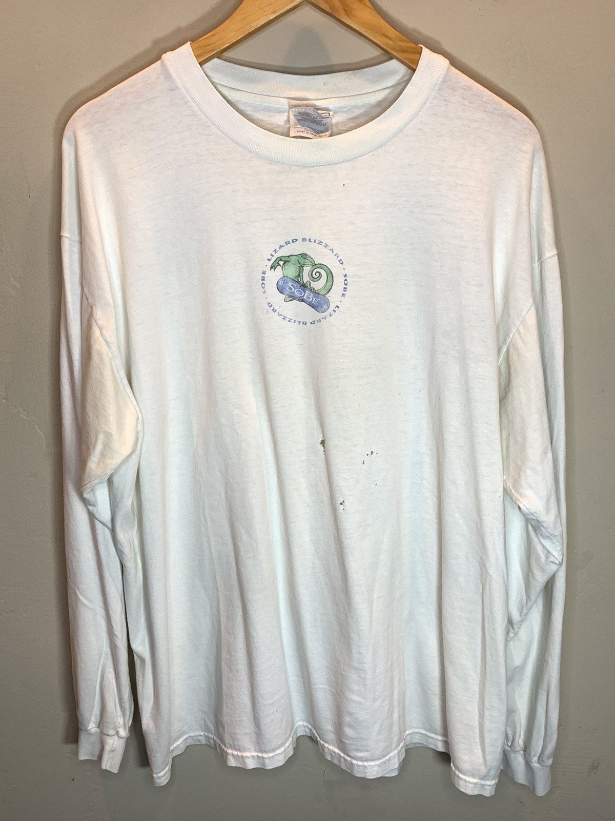 Vintage *RARE* Vintage 90’s SoBe Lizard Blizzard Snowboarding Shirt Size US XL / EU 56 / 4 - 2 Thumbnail