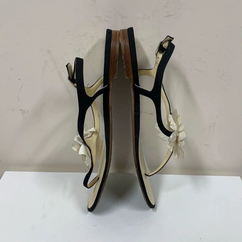 Chanel Chanel Transparent Camellia Sandals, Size 38 Size US 7 / IT 37 - 5 Thumbnail