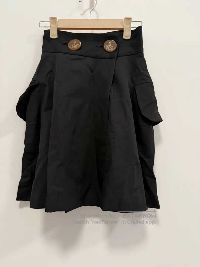 Vivienne Westwood Vivienne Westwood size 1 Black wool half skirt Size 42" / US 20 - 1 Thumbnail
