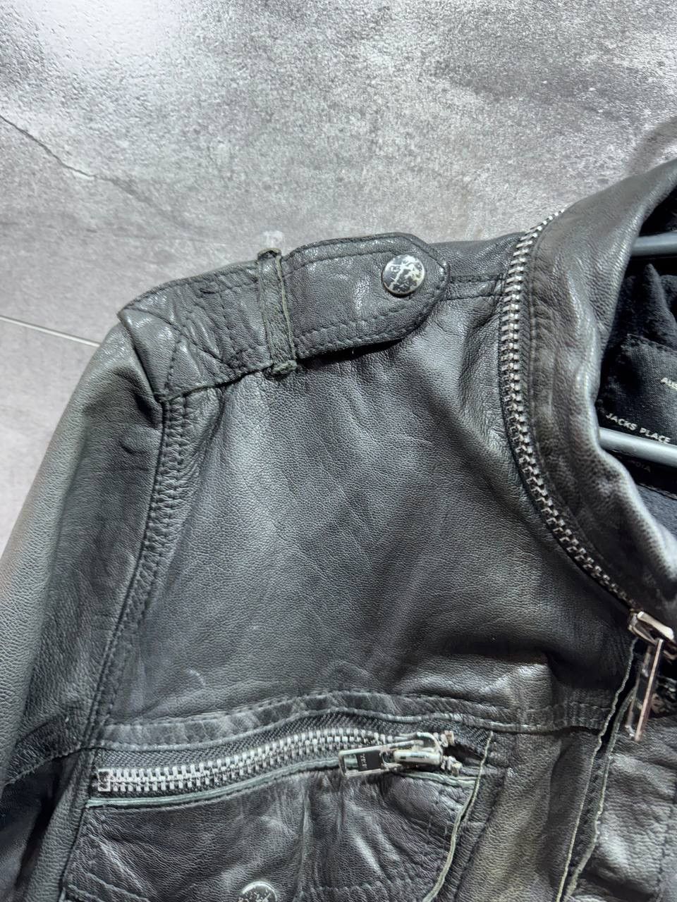 Allsaints Allsaints Postnoon Leather Button Up Shirt Jacket Size L Size US L / EU 52-54 / 3 - 13 Thumbnail