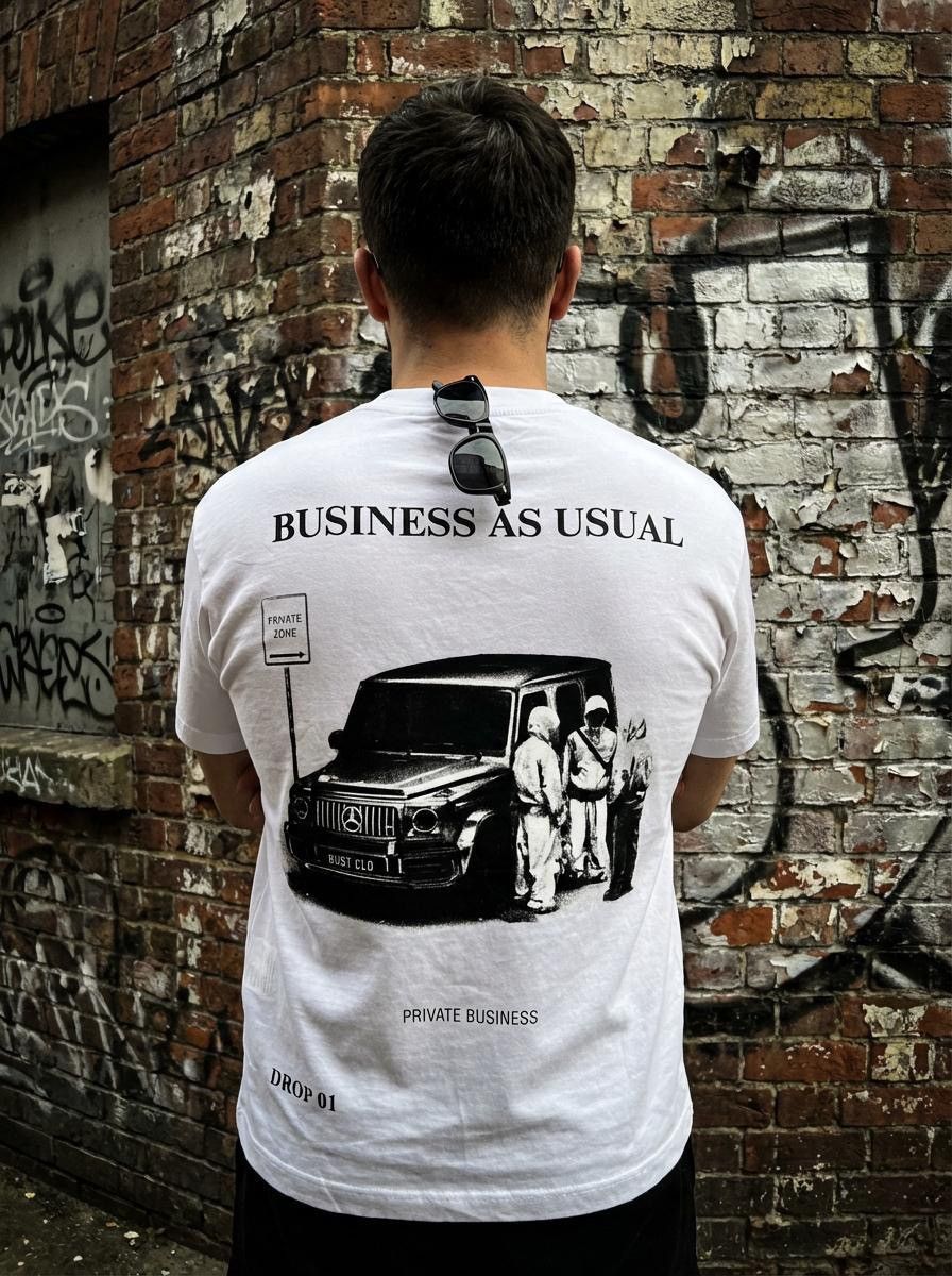 Other BUST “Business As Usual” T-Shirt — Made in Italy Size US M / EU 48-50 / 2 - 1 Thumbnail