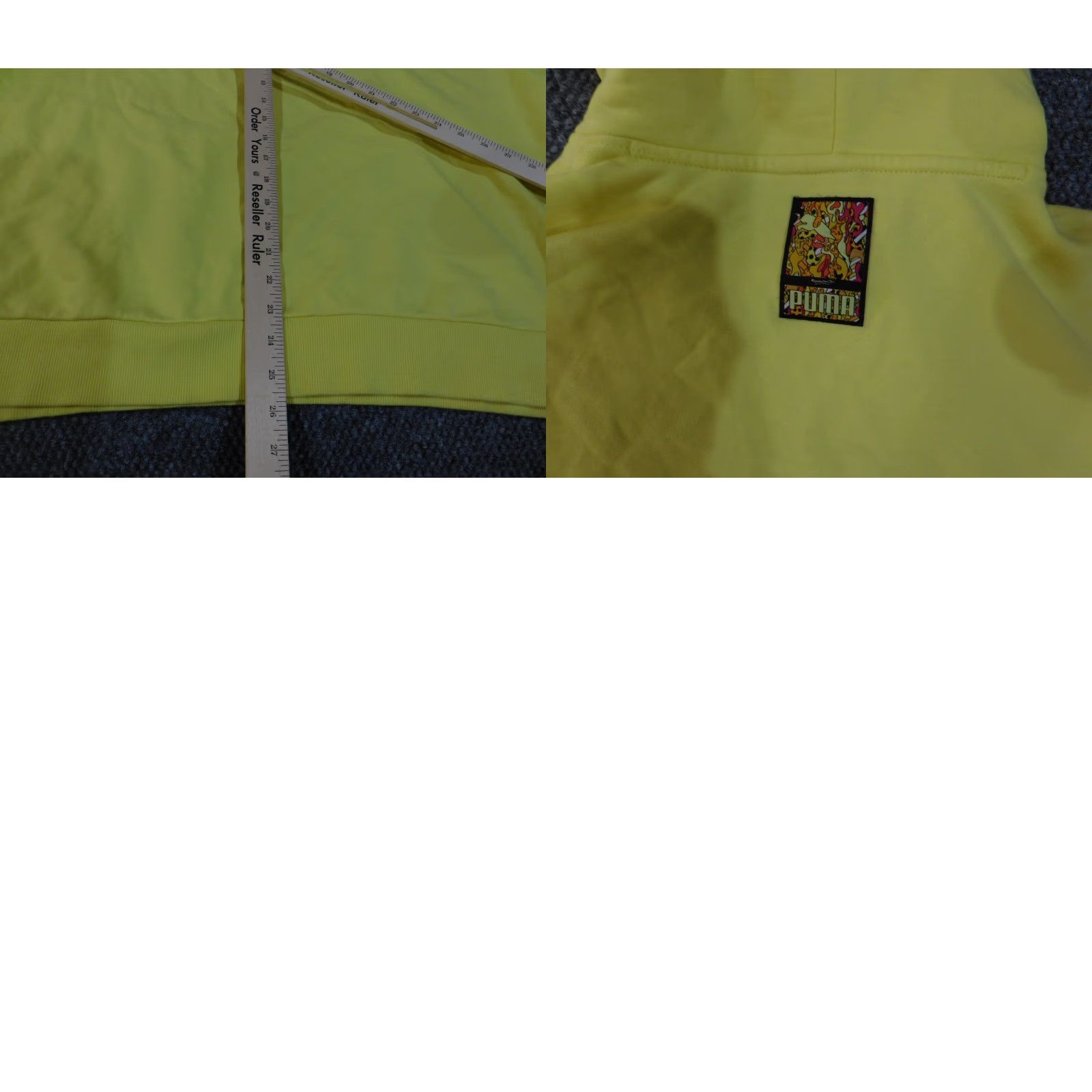 Puma PUMA x romero britto Hoodie Large Mens Yellow Art Graphic Pullover Hoodie, Logo, Pockets, Long Sleeve, Hooded, Drawstring, Cotton Polyester, T-Shirt? Size US L / EU 52-54 / 3 - 10 Thumbnail