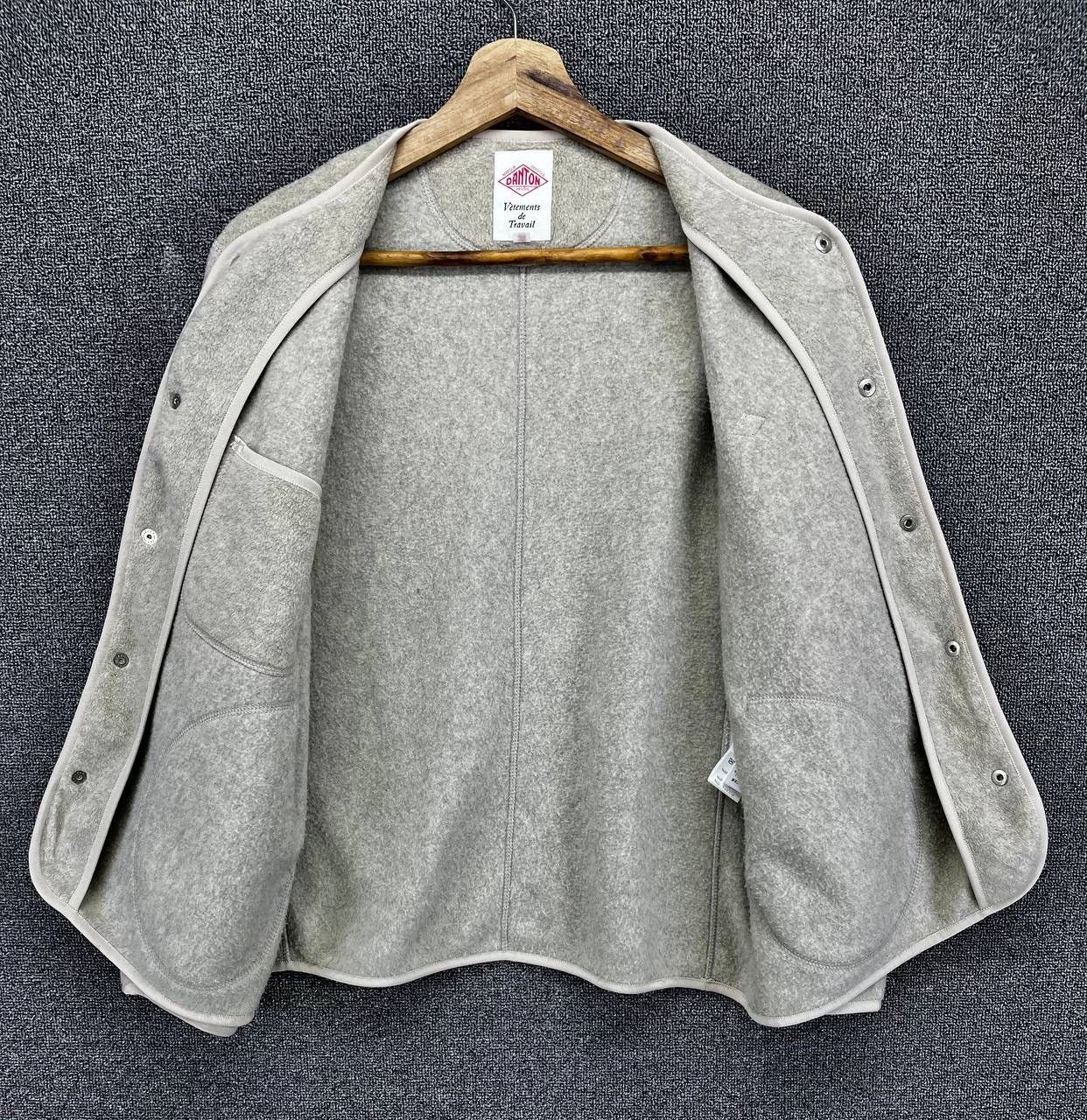 Danton Vintage Danton Ventement Fleece Button Up Rare Jacket Size XS / US 0-2 / IT 36-38 - 6 Thumbnail