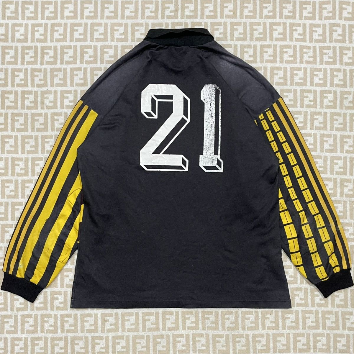 Adidas Vintage 90s Adidas Goalkeeper Germany Jersey Size US XL / EU 56 / 4 - 3 Thumbnail