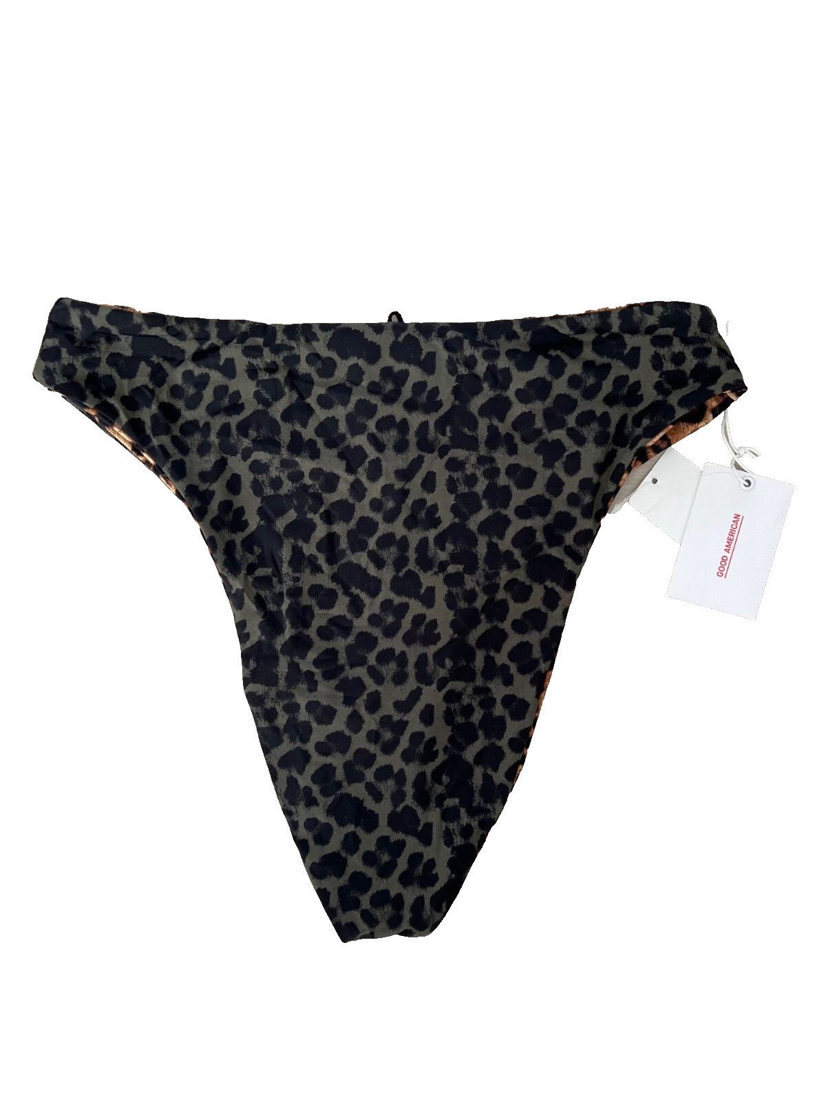 Good American Good American Leopard Reversible Swim Bottom ( 4 / XL ) Size 36" / US 14 / IT 50 - 2 Thumbnail