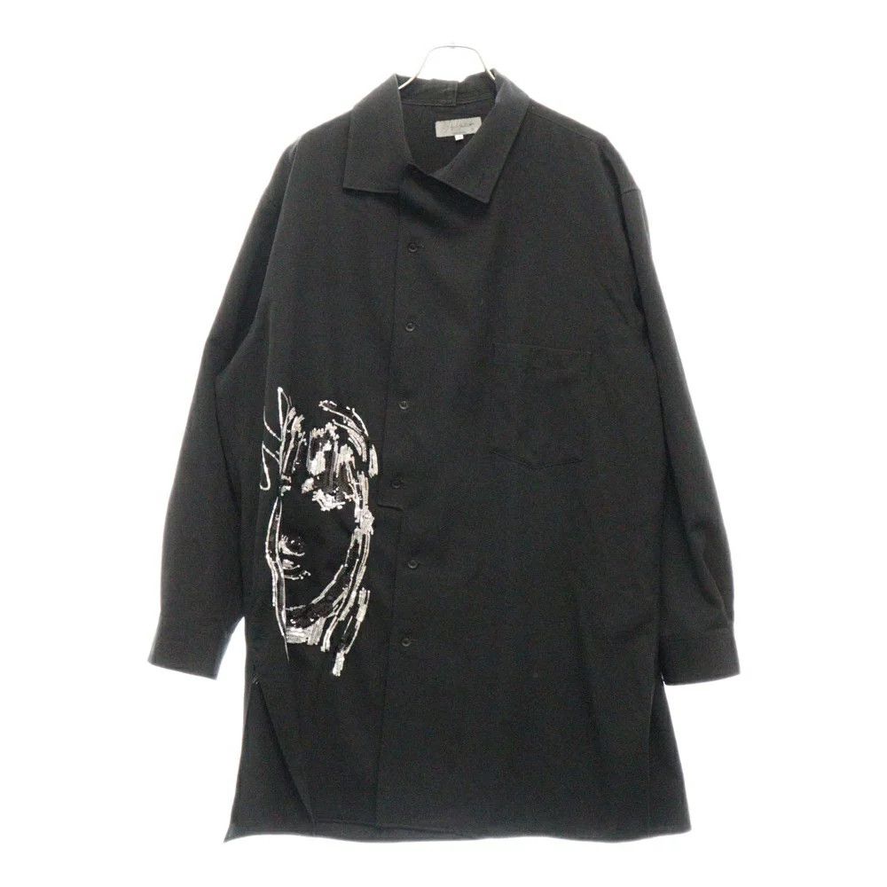 Yohji Yamamoto Yohji Yamamoto POUR HOMME 22SS Sequin Long Shirt Size US L / EU 52-54 / 3 - 1 Thumbnail
