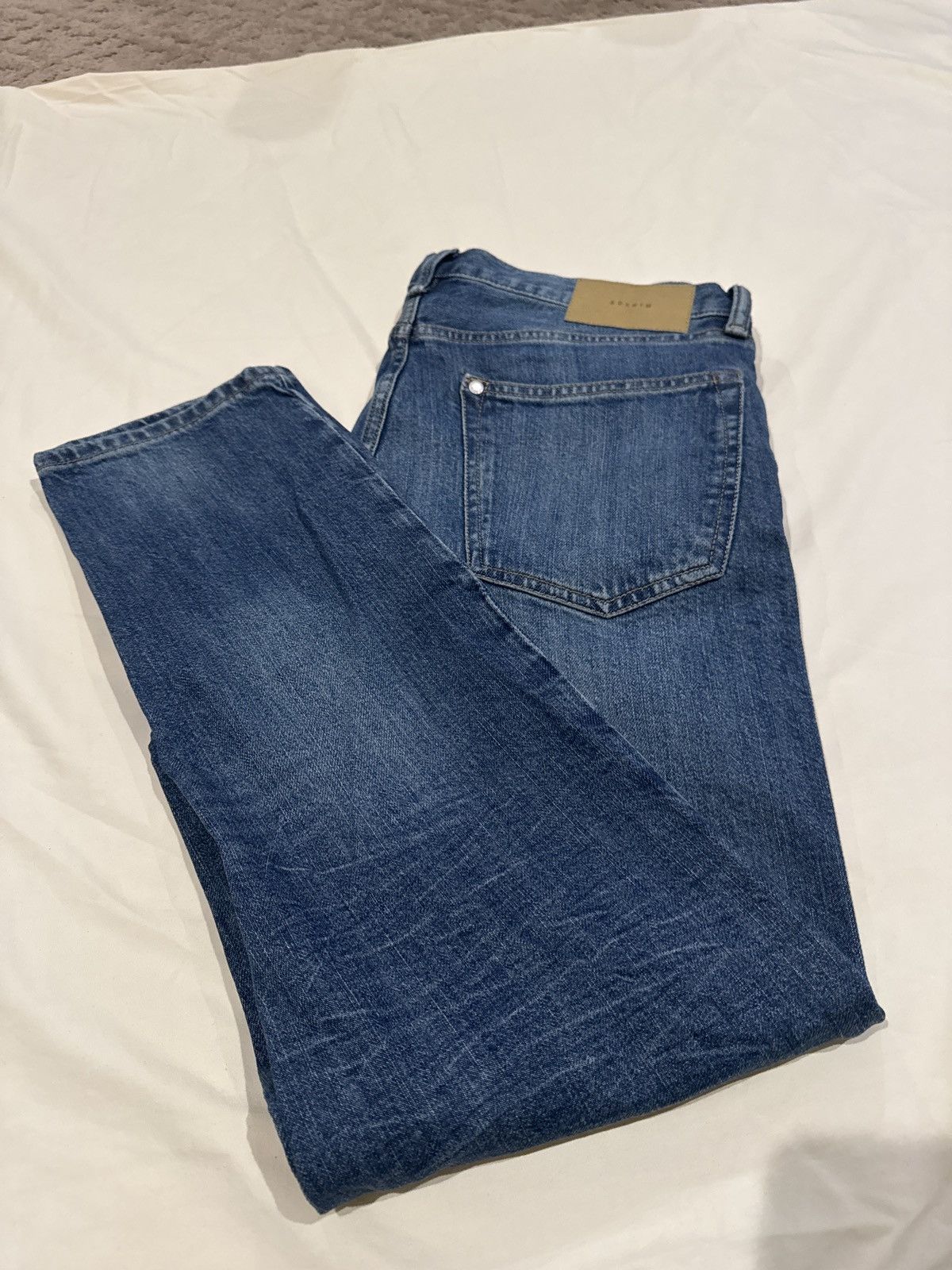 H&M H&M Denim slim straight 32x30 Size US 32 / EU 48 - 2 Thumbnail