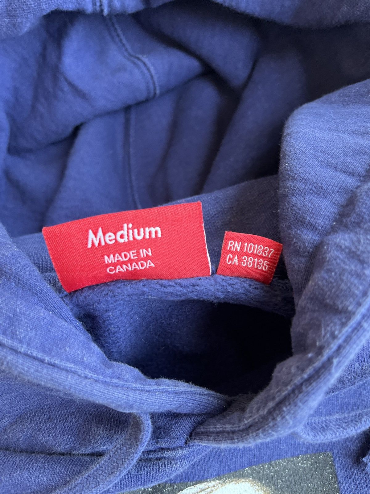 Supreme Supreme Pearl Girl Hoodie FW20 Navy Size US M / EU 48-50 / 2 - 7 Thumbnail
