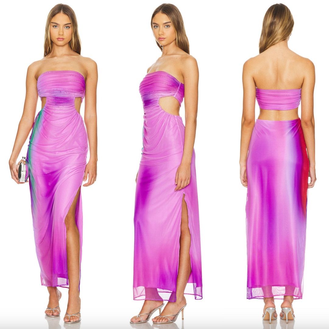 Other Baobab | Lila Dress in Enchanted Purple Reversible Midi XS Size XS / US 0-2 / IT 36-38 - 2 Thumbnail