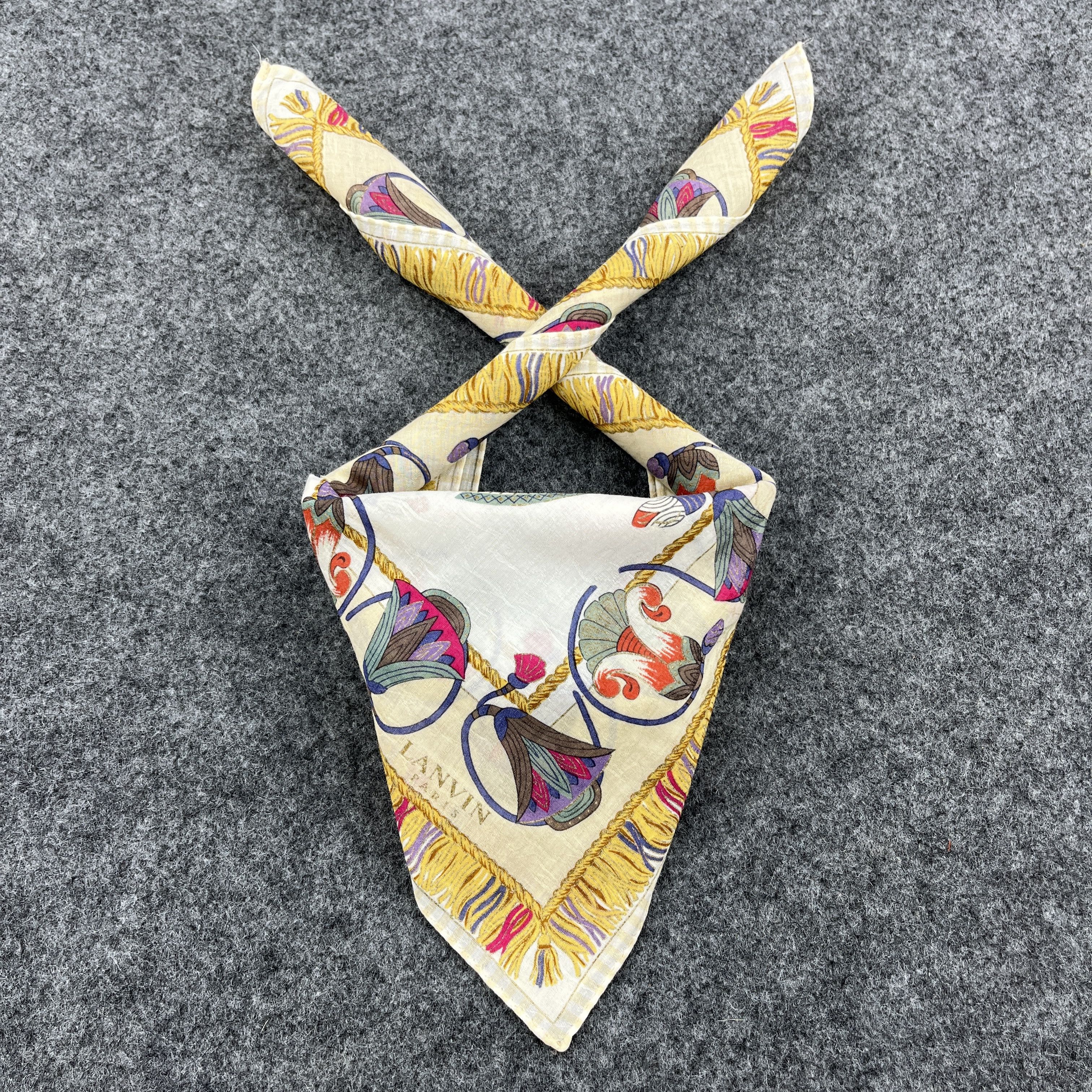 Lanvin Lanvin Handkerchief / Bandana / Neckerchief / Headscarf B835 Size ONE SIZE - 1 Thumbnail