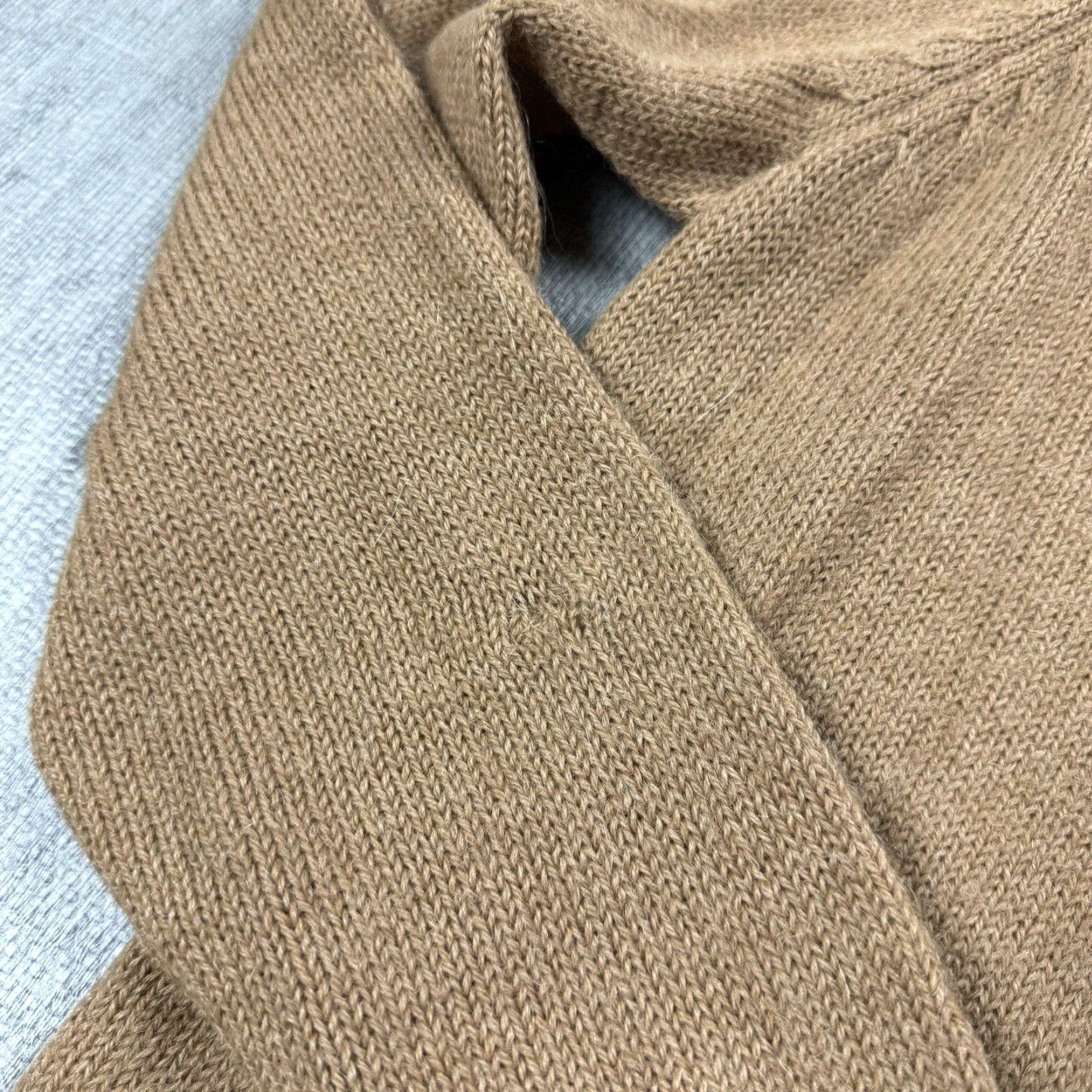Vintage VINTAGE Peruvian Connection 100% Alpaca Wool Cardigan Sweater M Brown Pockets Long Sleeve Womens Size M / US 6-8 / IT 42-44 - 8 Thumbnail