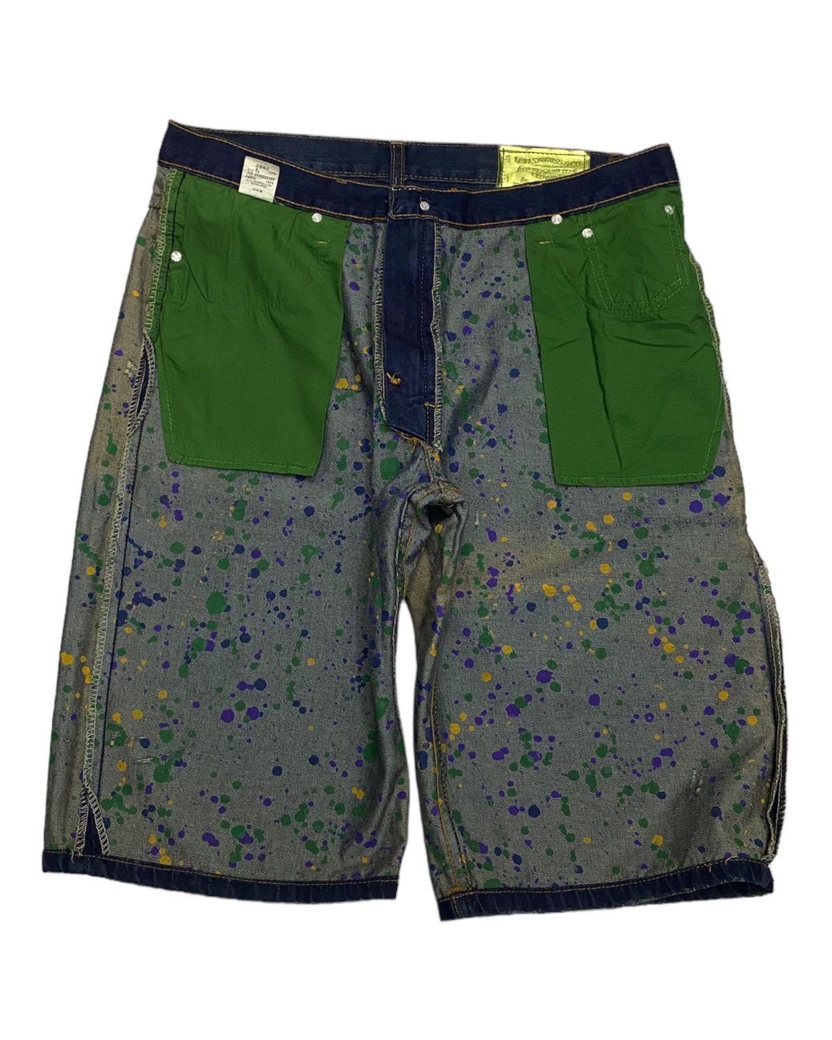 Fragment Design × Levi's RARE🔥LEVIS X FRAGMENT DESIGN PAINTER DENIM SHORT Size US 26 / EU 42 - 4 Thumbnail