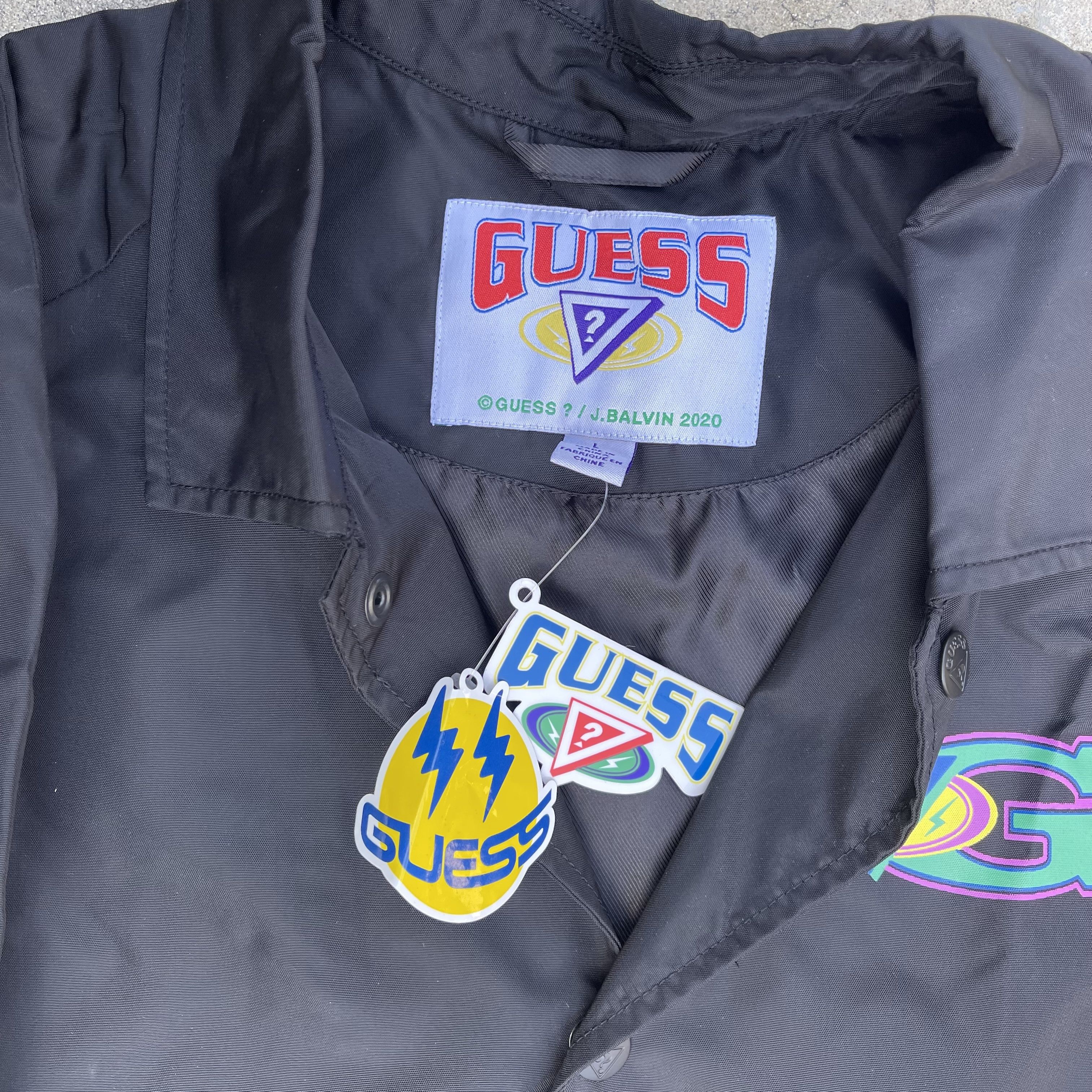 Guess × J Balvin 2019 Guess x J Balvin Windbreaker Jacket Size US L / EU 52-54 / 3 - 4 Thumbnail