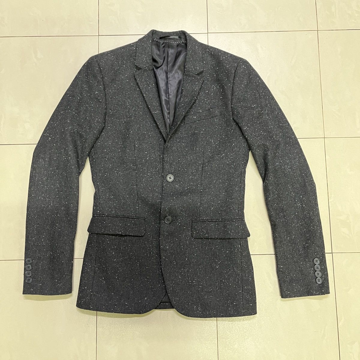 H&M H&M Nepped Wool Blazer Size US S / EU 44-46 / 1 - 1 Thumbnail