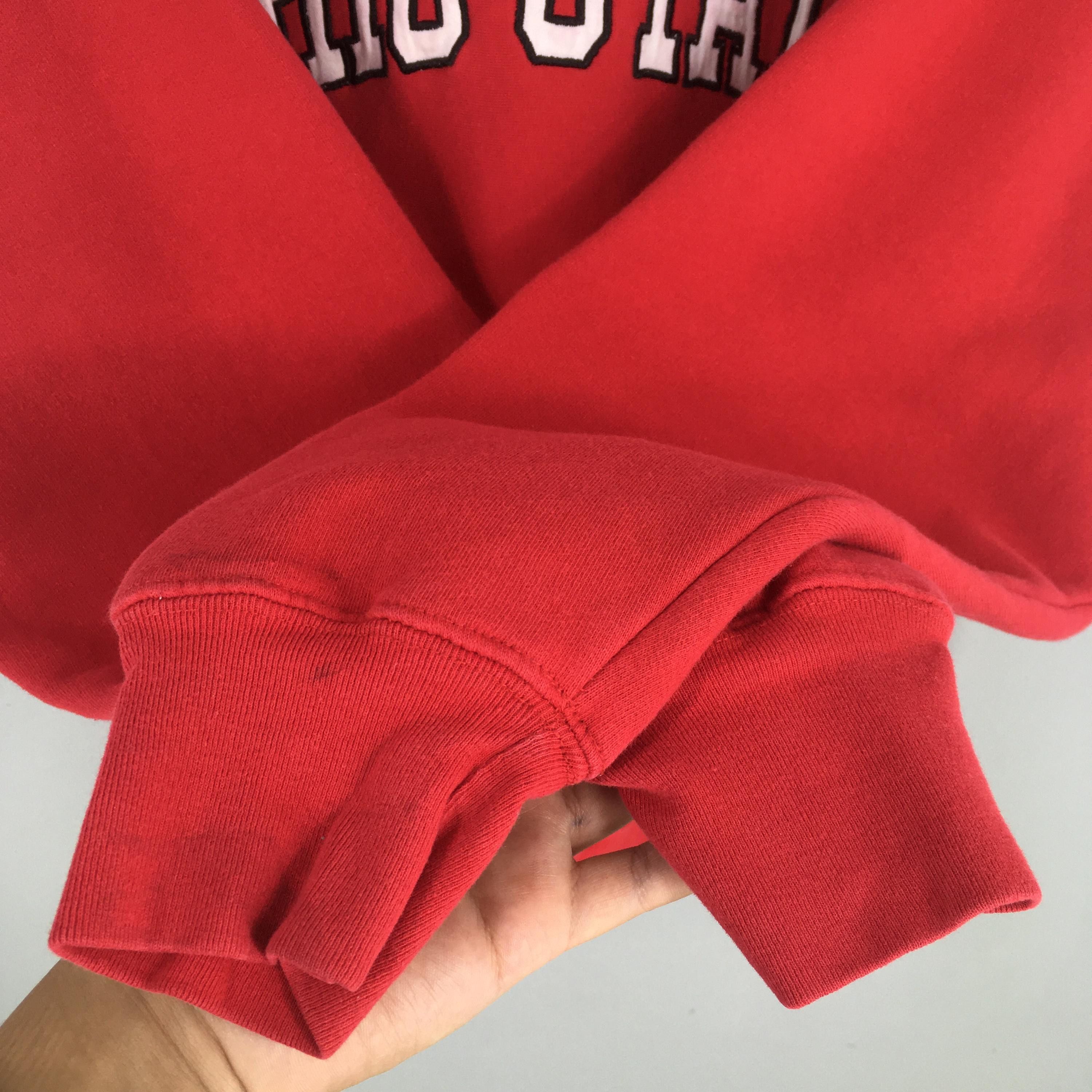 NCAA × Vintage Vintage Ohio State University Red Sweatshirt Medium Size US M / EU 48-50 / 2 - 4 Thumbnail