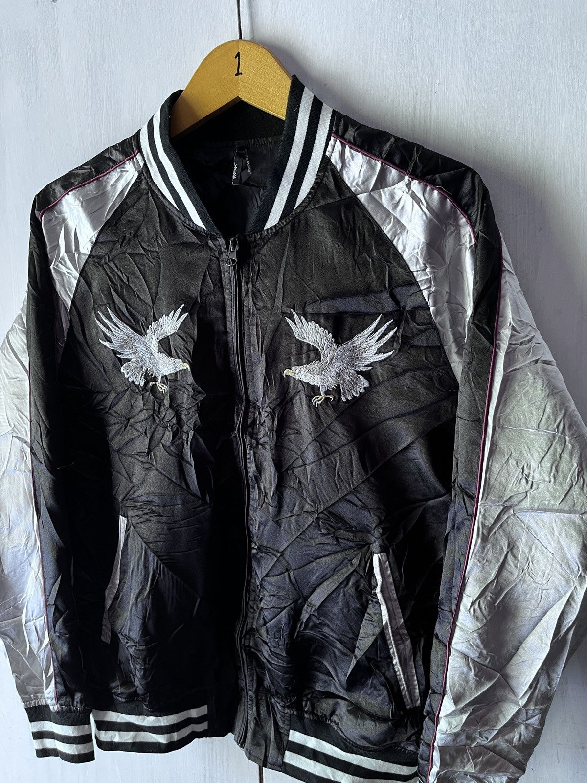 Japanese Brand JAPANESE HALHAM SUKAJAN BOMBER Size US L / EU 52-54 / 3 - 3 Thumbnail