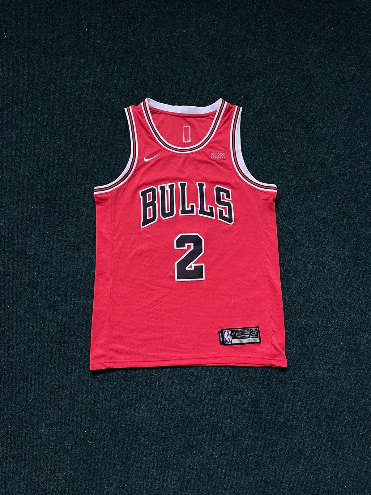 NBA Nike Chicago Bulls Lonzo Ball Authentic Swingman Men's