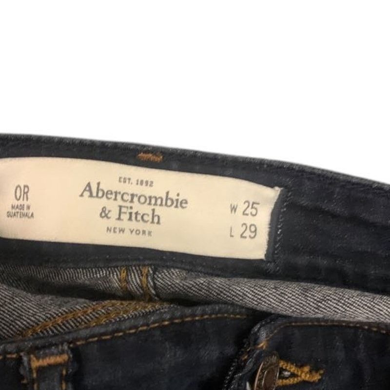 Abercrombie & Fitch Vtg Y2K Abercrombie & Fitch Low Rise Skinny Jeans 0R 25x29 Size 25" / US 0 / IT 36 - 3 Thumbnail