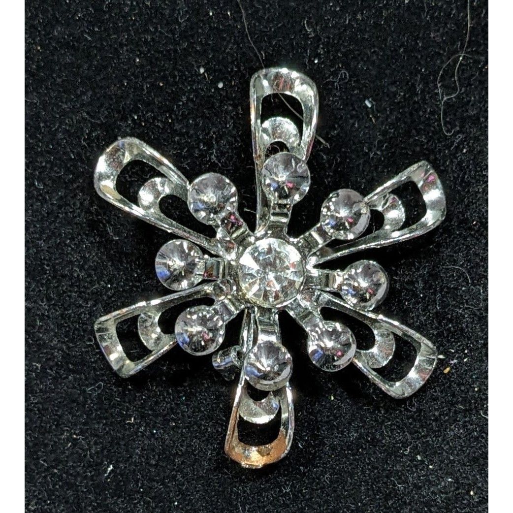 Other Vintage 60 Atomic Sunburst Snowflake Brooch Size ONE SIZE - 3 Thumbnail