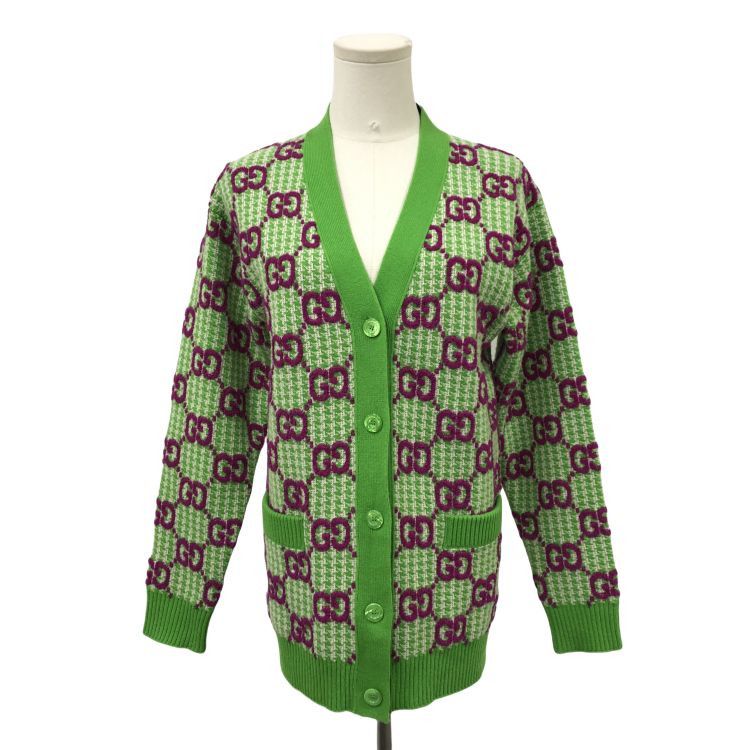 Gucci Gucci GG Monogram Cardigan Size XXS Size XXS / US 00 / IT 34 - 1 Thumbnail