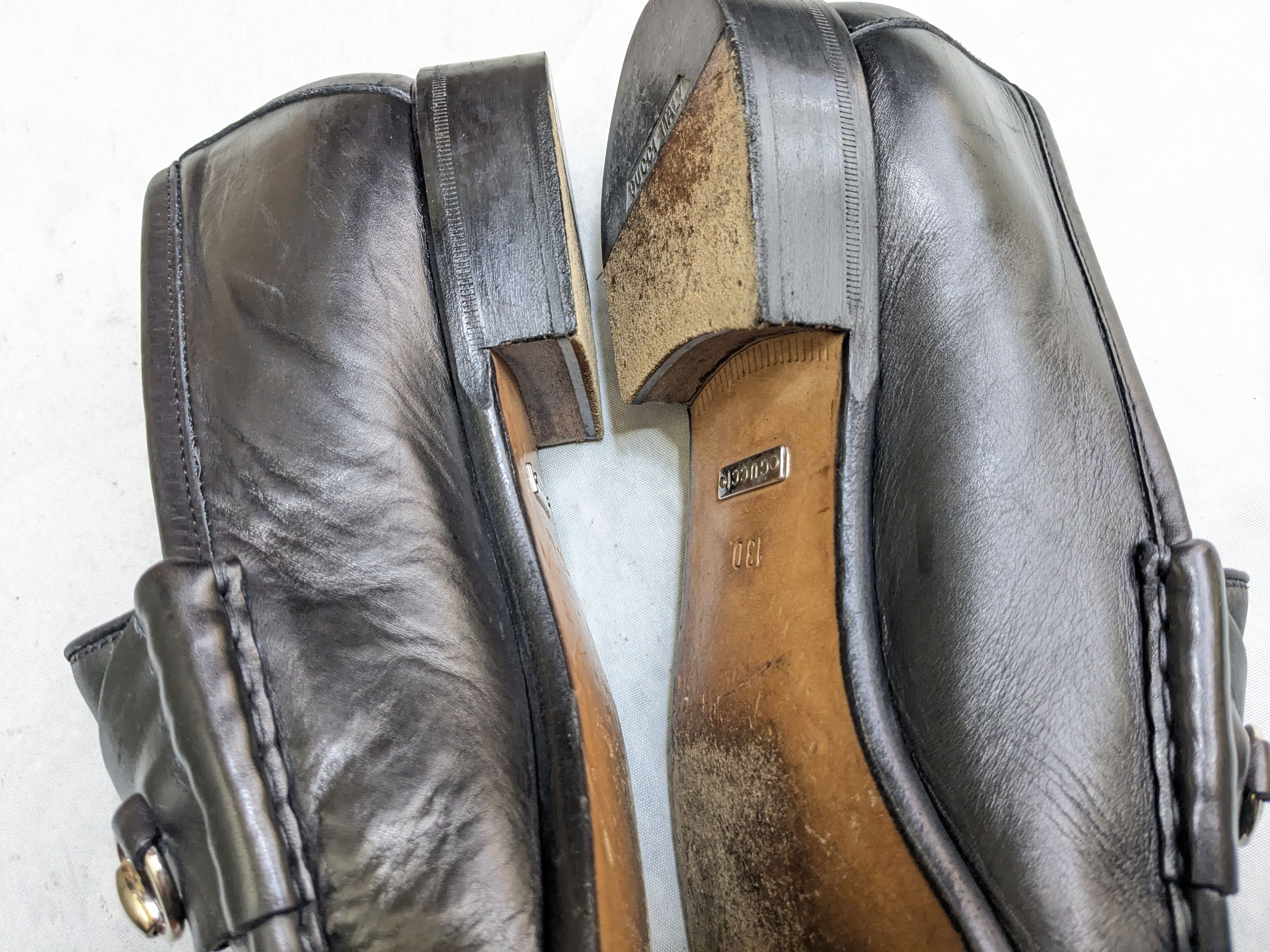 Gucci Gucci Horsebit Loafers Black 13 D Leather Snaffle Tom Ford Size US 13 / EU 46 - 8 Thumbnail
