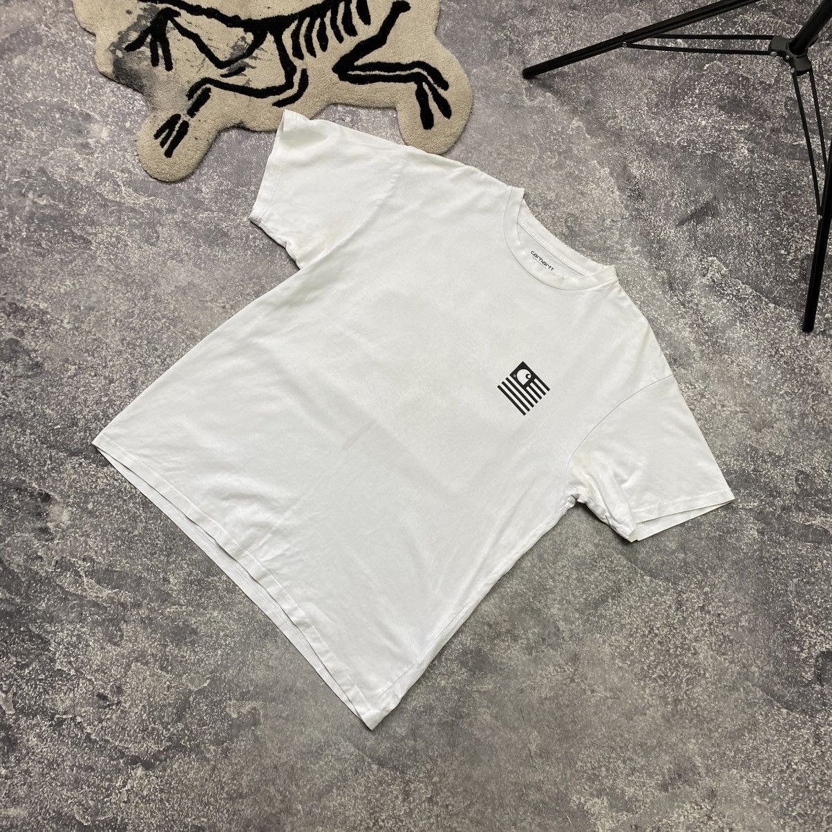 Carhartt Wip × Vintage Vintage Carhartt WIP Big Box Logo Distressed style tee Size US L / EU 52-54 / 3 - 5 Thumbnail